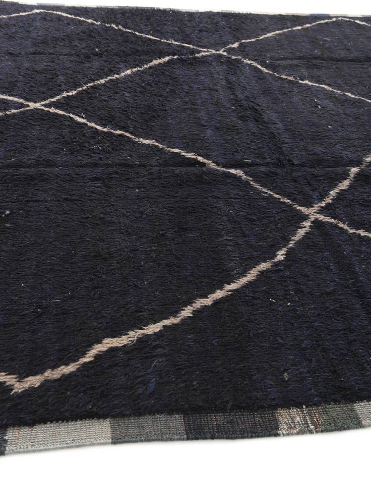 Detail image of  10' 3 x 14'  Hand Knotted Moroccan Wool Rug