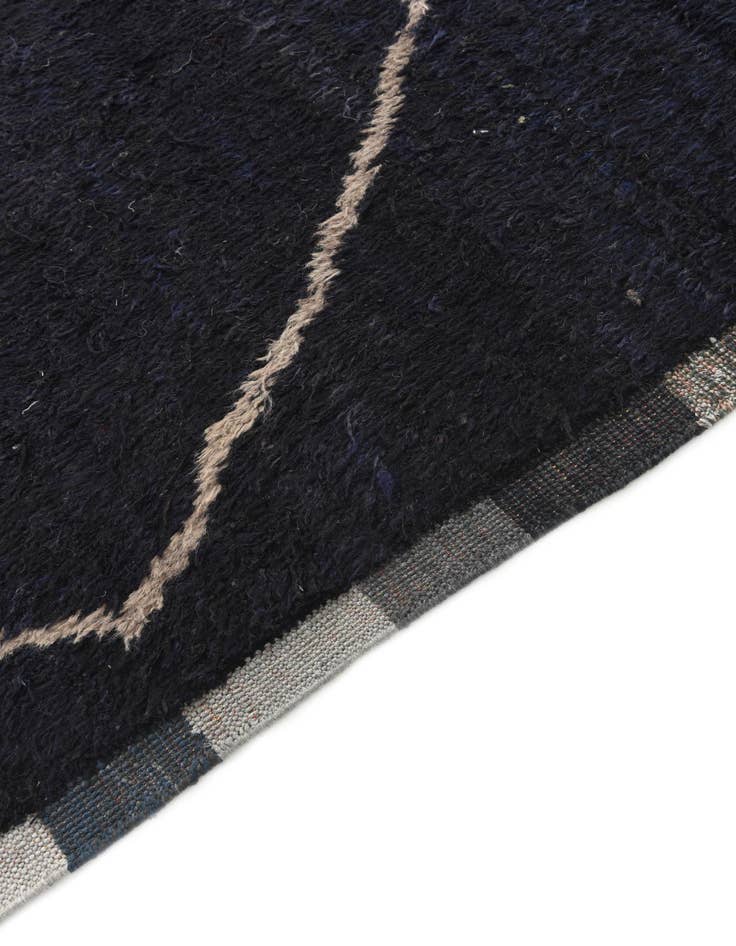 Detail image of  10' 3 x 14'  Hand Knotted Moroccan Wool Rug