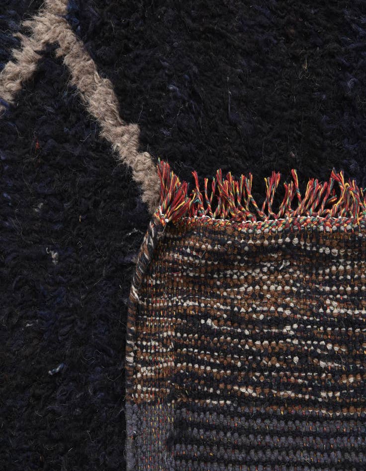 Detail image of  10' 3 x 14'  Hand Knotted Moroccan Wool Rug