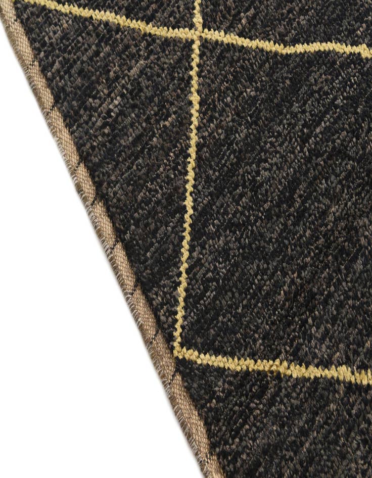 Detail image of  8' x 10'  Hand Knotted Moroccan Wool Rug