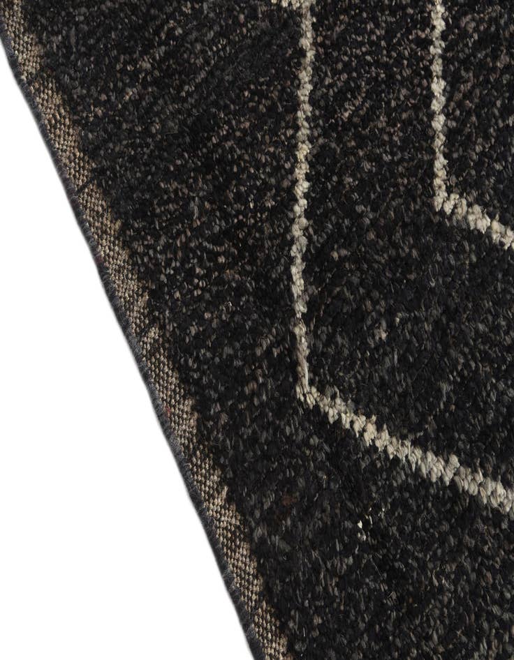 Detail image of  9' x 12' 9  Hand Knotted Moroccan Wool Rug