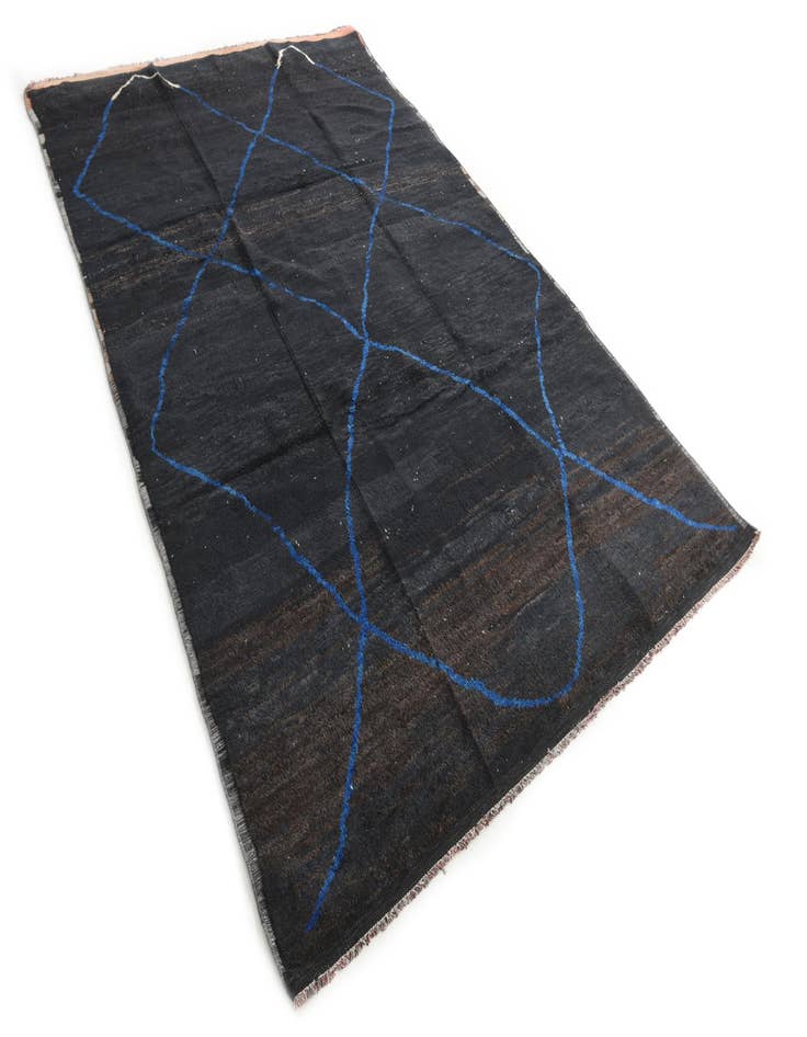 Detail image of  8' 4 x 12' 9  Hand Knotted Moroccan Wool Rug