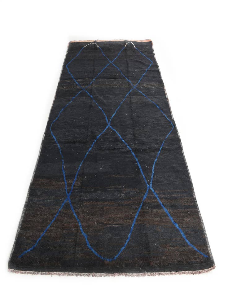 Detail image of  8' 4 x 12' 9  Hand Knotted Moroccan Wool Rug