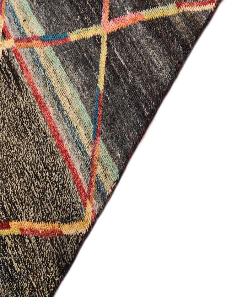 Detail image of  5' 6 x 8' 3  Hand Knotted Moroccan Wool Rug