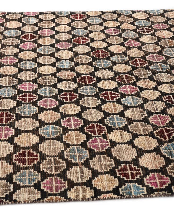 Detail image of  5' x 8'  Hand Knotted Moroccan Wool Rug