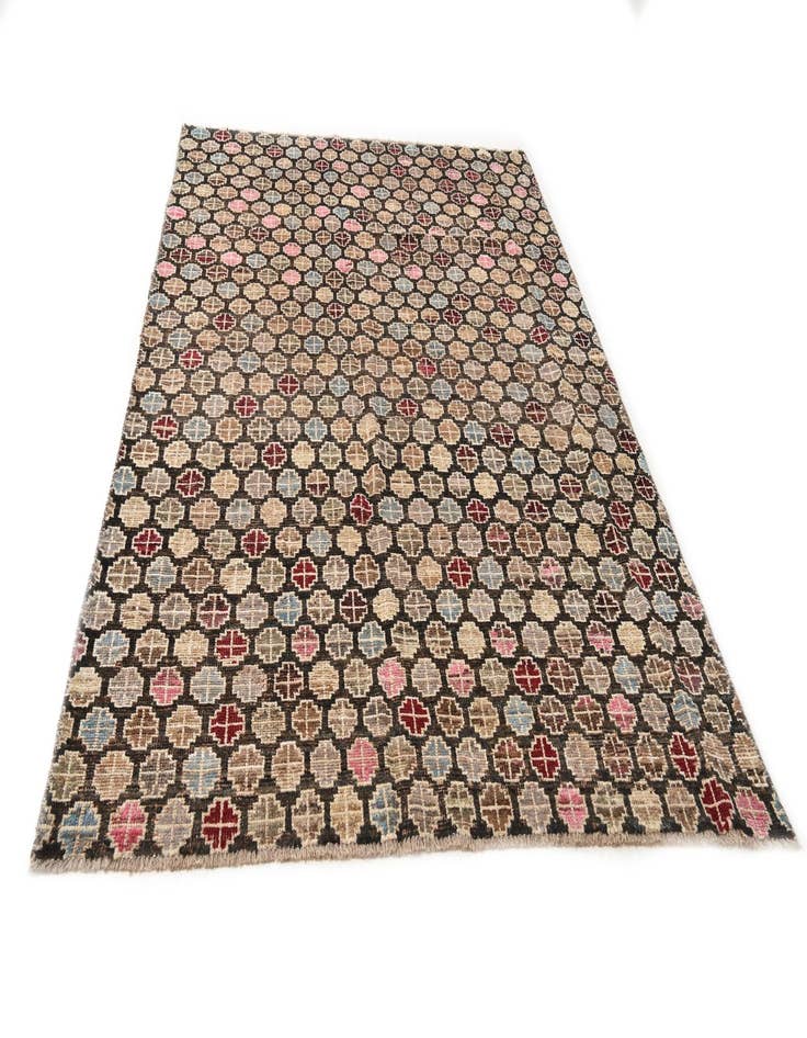 Detail image of  5' 10 x 8' 9  Hand Knotted Moroccan Wool Rug