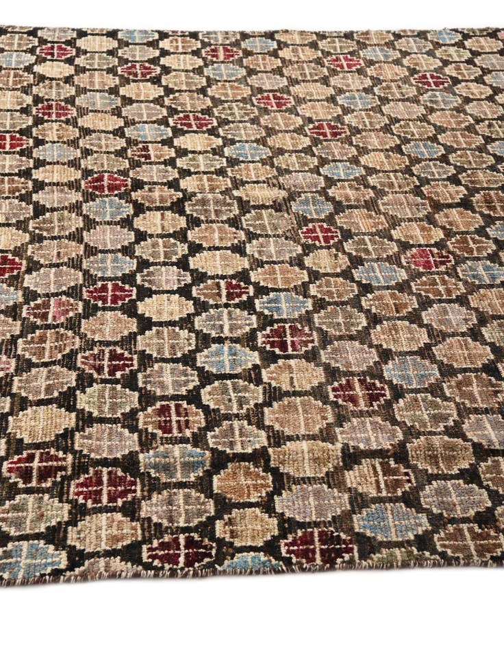 Detail image of  5' 10 x 8' 9  Hand Knotted Moroccan Wool Rug