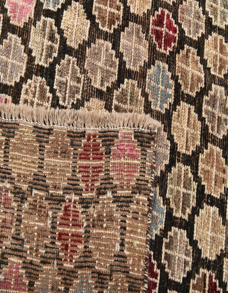 Detail image of  5' 10 x 8' 9  Hand Knotted Moroccan Wool Rug