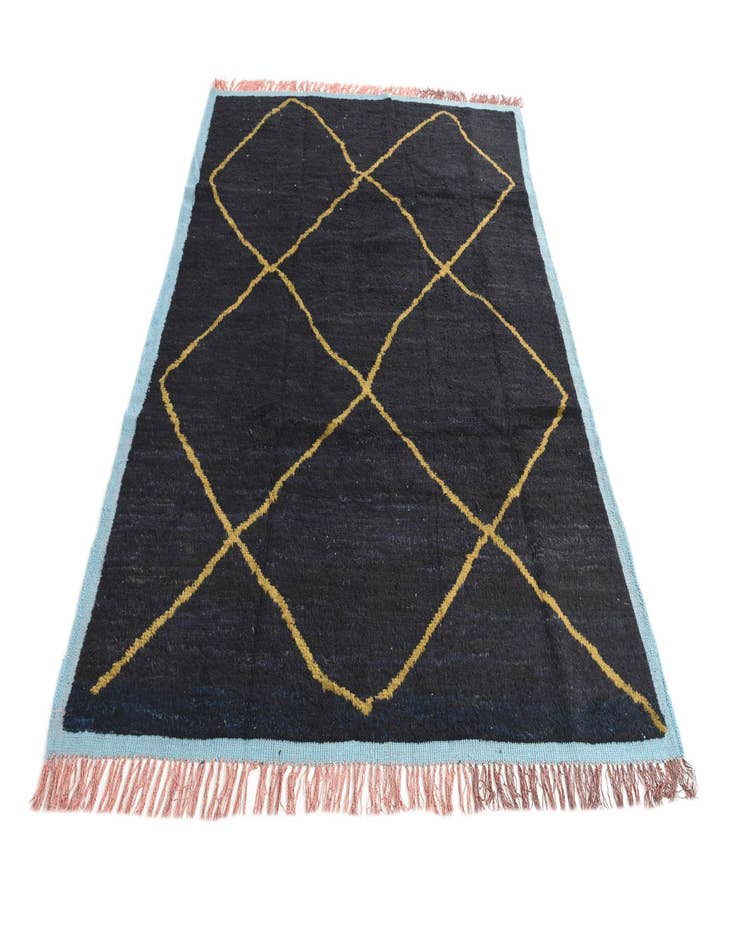 Detail image of  7' 8 x 10' 3  Hand Knotted Moroccan Wool Rug