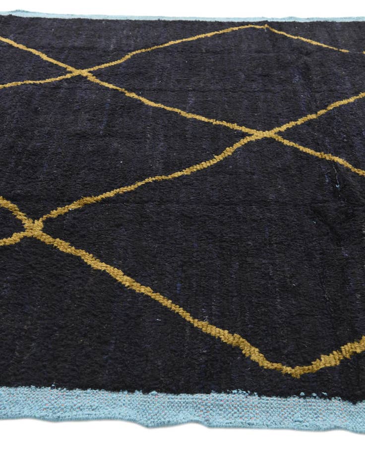 Detail image of  7' 8 x 10' 3  Hand Knotted Moroccan Wool Rug