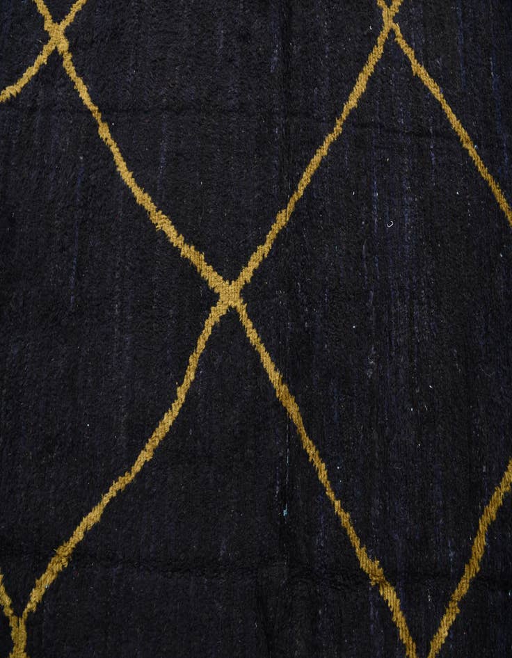 Detail image of  7' 8 x 10' 3  Hand Knotted Moroccan Wool Rug