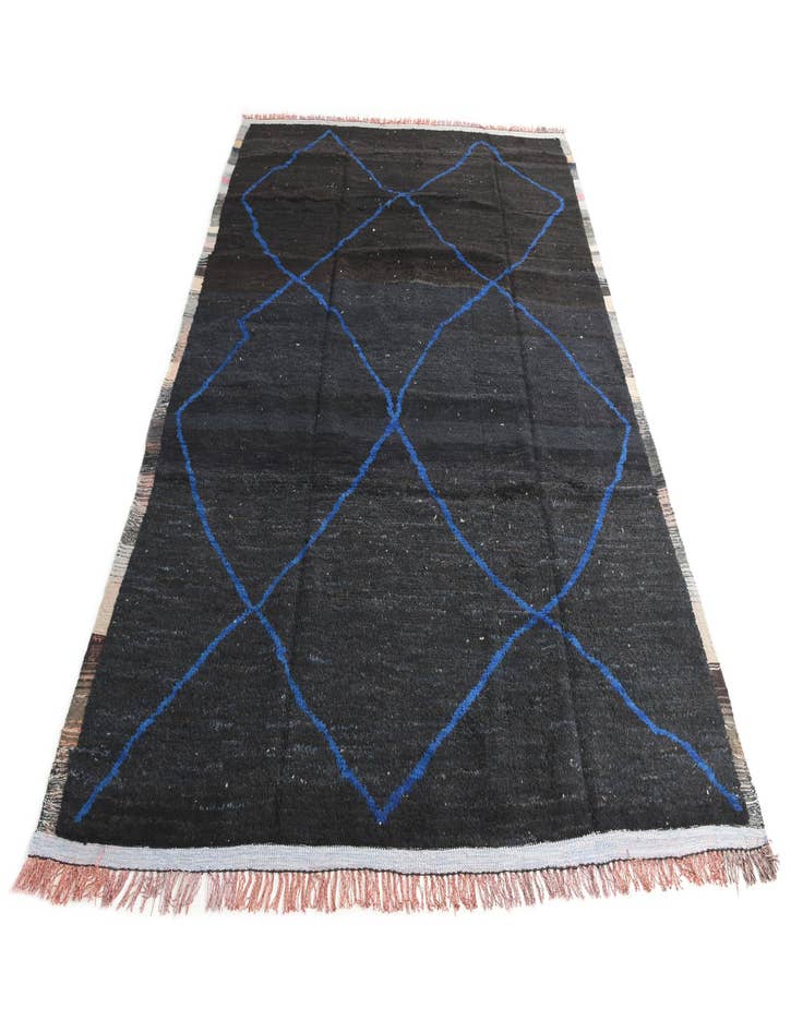 Detail image of  8' 8 x 11' 6  Hand Knotted Moroccan Wool Rug