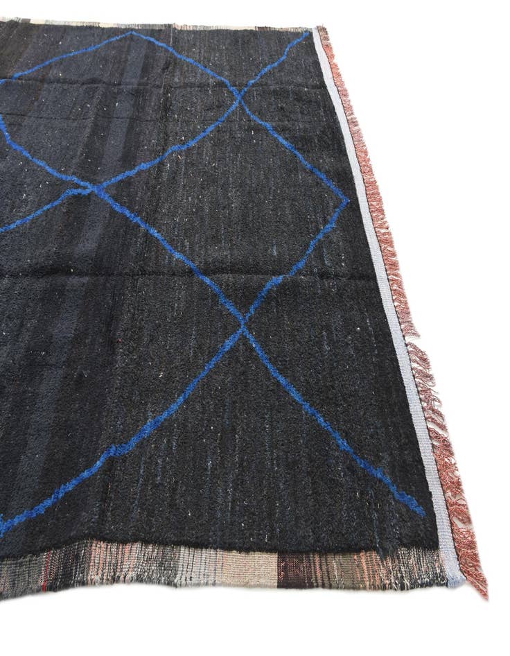 Detail image of  8' 8 x 11' 6  Hand Knotted Moroccan Wool Rug