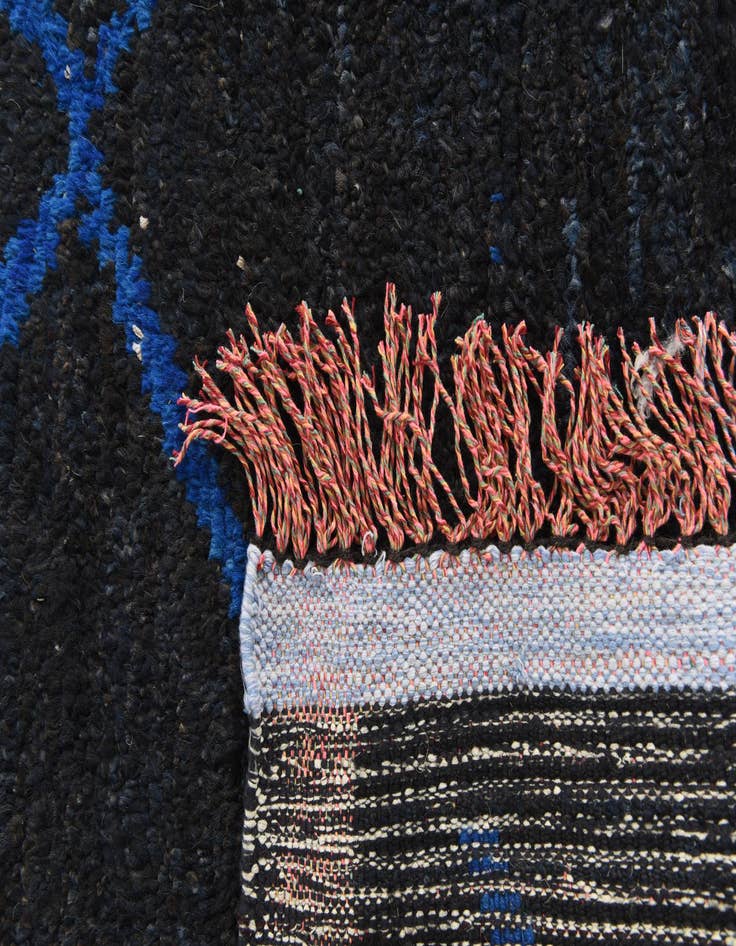 Detail image of  8' 8 x 11' 6  Hand Knotted Moroccan Wool Rug