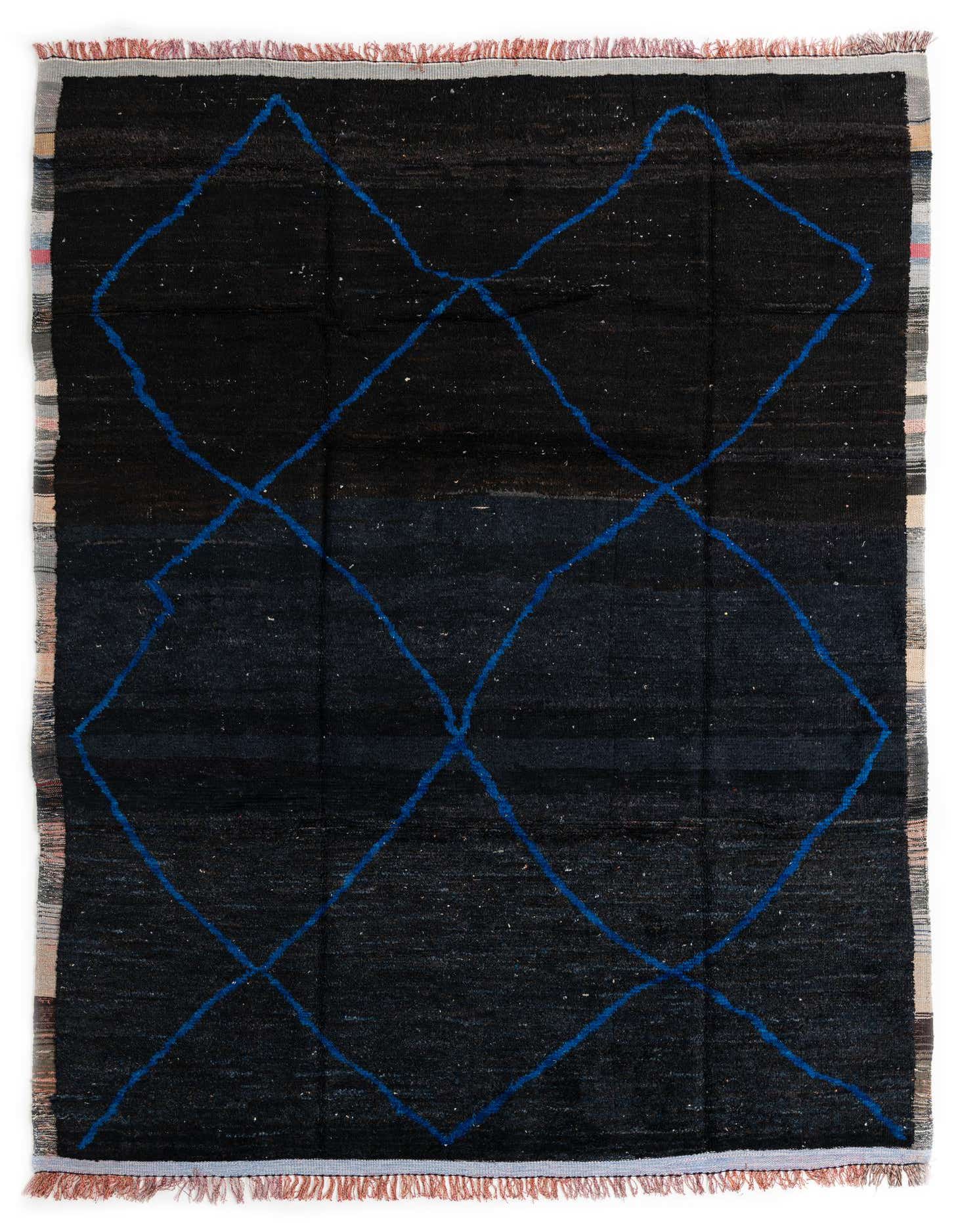 Primary image  8' 8 x 11' 6  Hand Knotted Moroccan Wool Rug