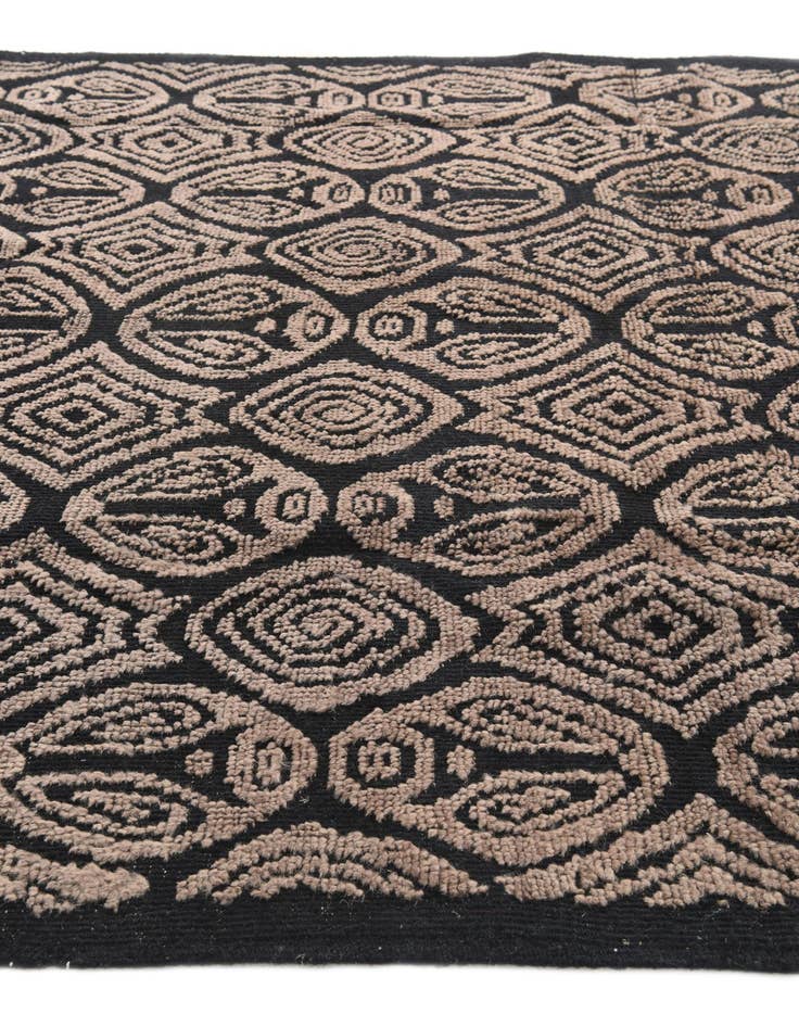 Detail image of  6' 2 x 9' 6  Hand Knotted Moroccan Wool Rug