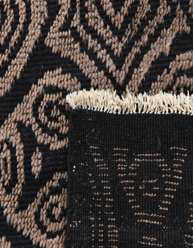 Detail image of  6' 2 x 9' 6  Hand Knotted Moroccan Wool Rug