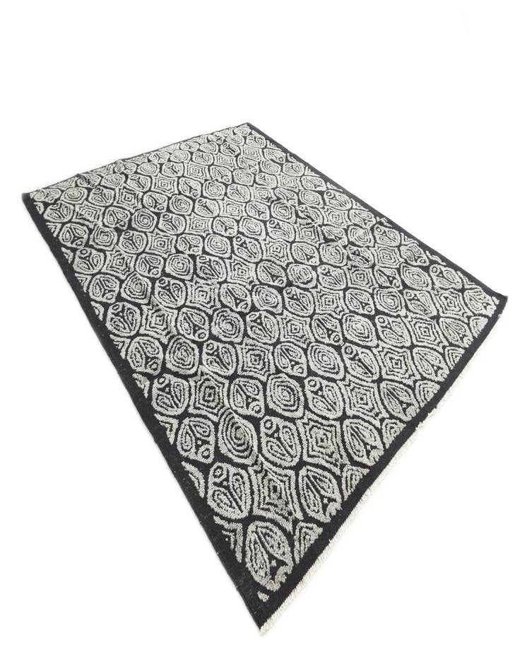 Detail image of  8' 6 x 10' 4  Hand Knotted Moroccan Wool Rug