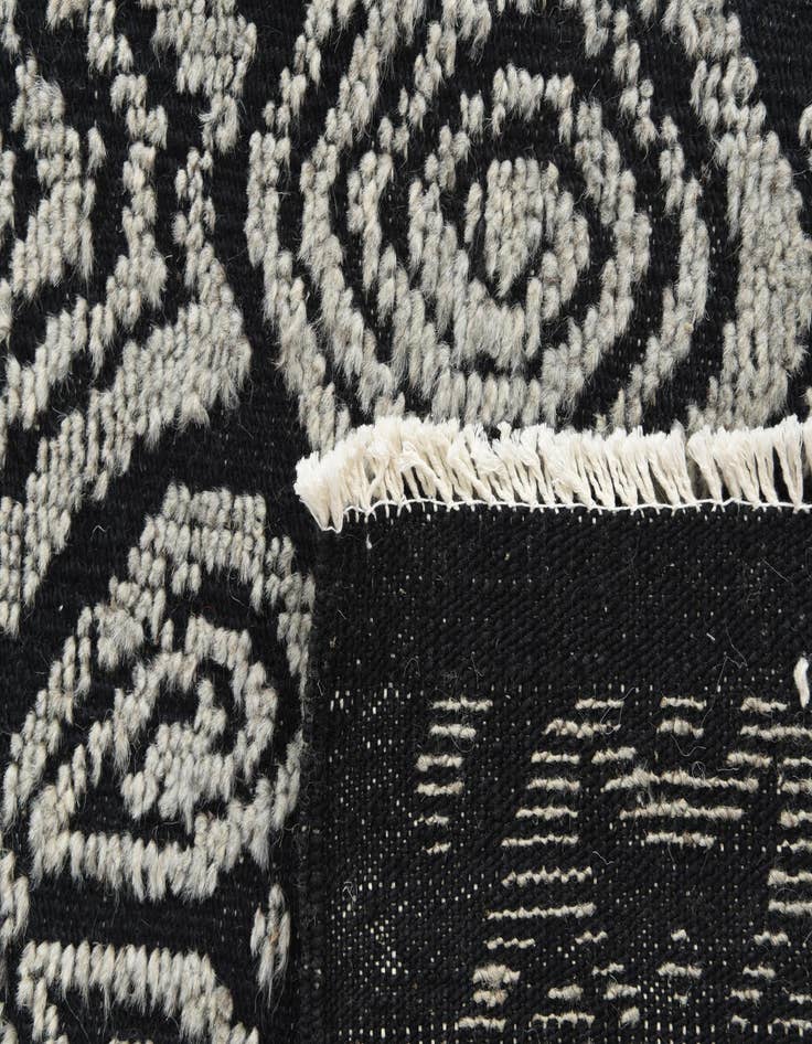 Detail image of  8' 6 x 10' 4  Hand Knotted Moroccan Wool Rug