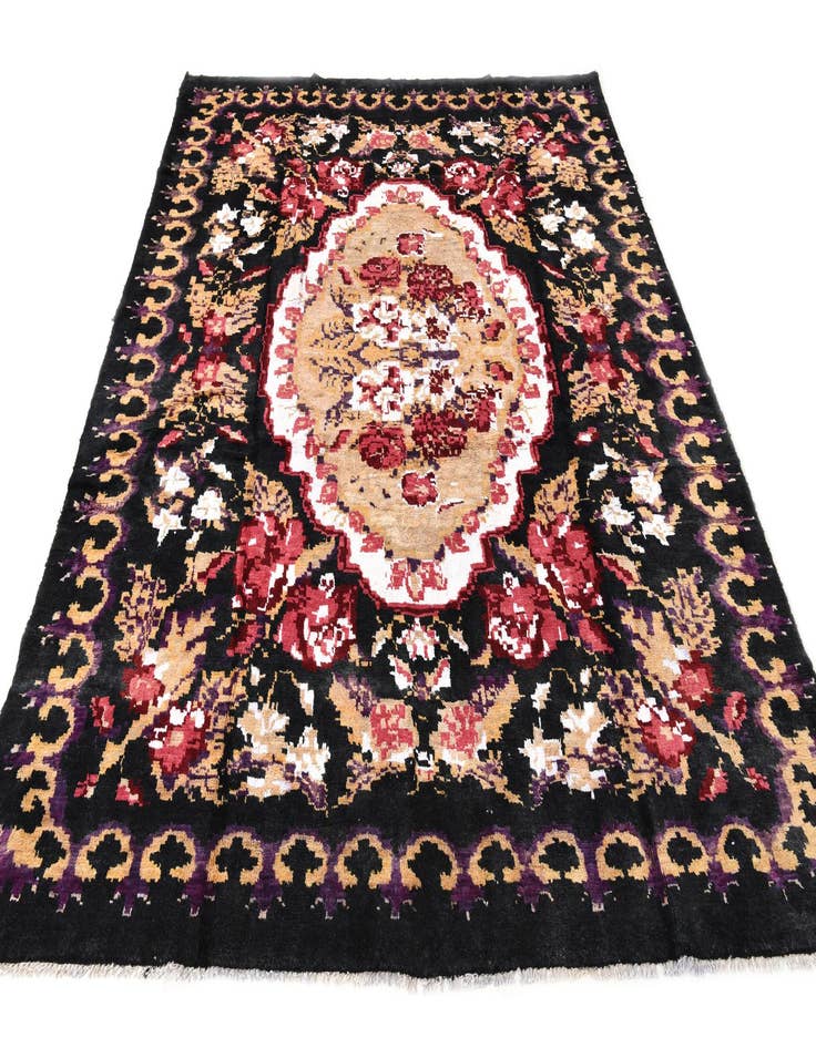 Detail image of  7' 9 x 9' 7  Hand Knotted Moroccan Wool Rug