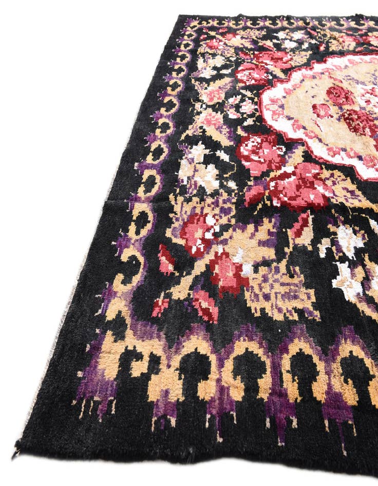 Detail image of  7' 9 x 9' 7  Hand Knotted Moroccan Wool Rug