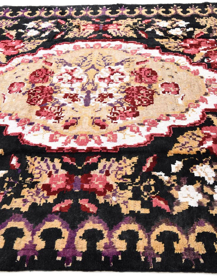Detail image of  7' 9 x 9' 7  Hand Knotted Moroccan Wool Rug