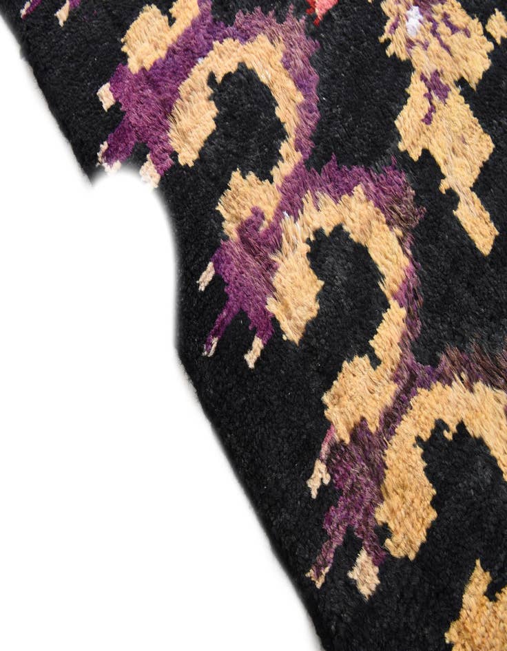 Detail image of  7' 9 x 9' 7  Hand Knotted Moroccan Wool Rug