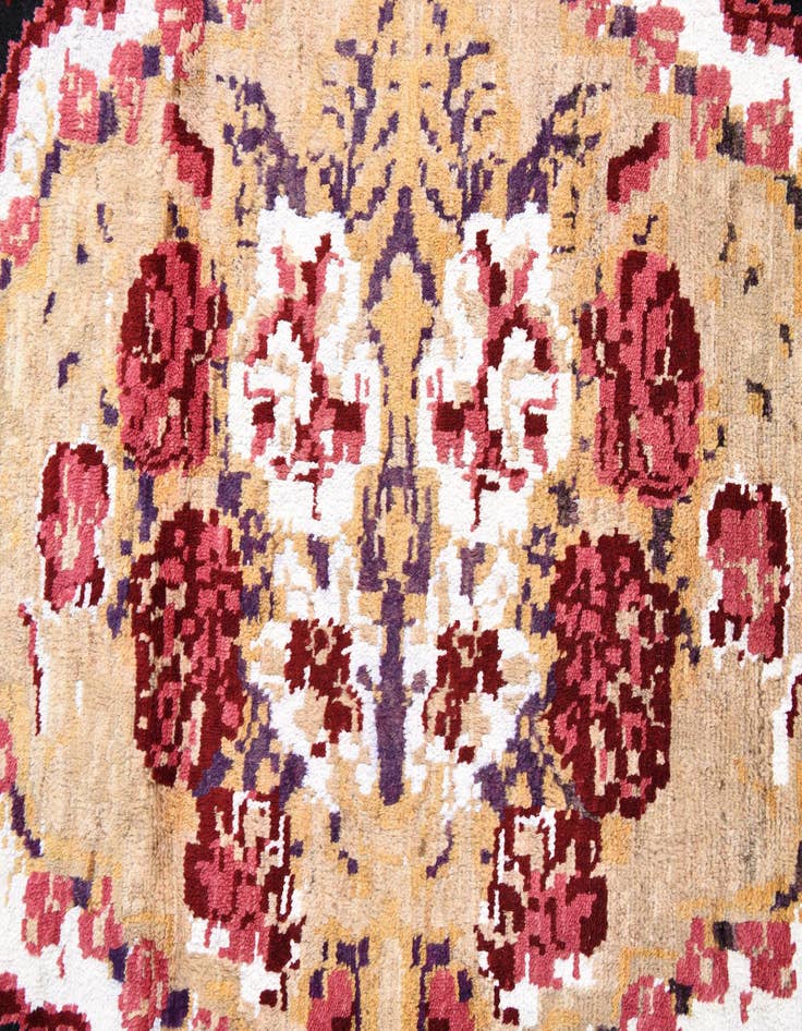 Detail image of  7' 9 x 9' 7  Hand Knotted Moroccan Wool Rug