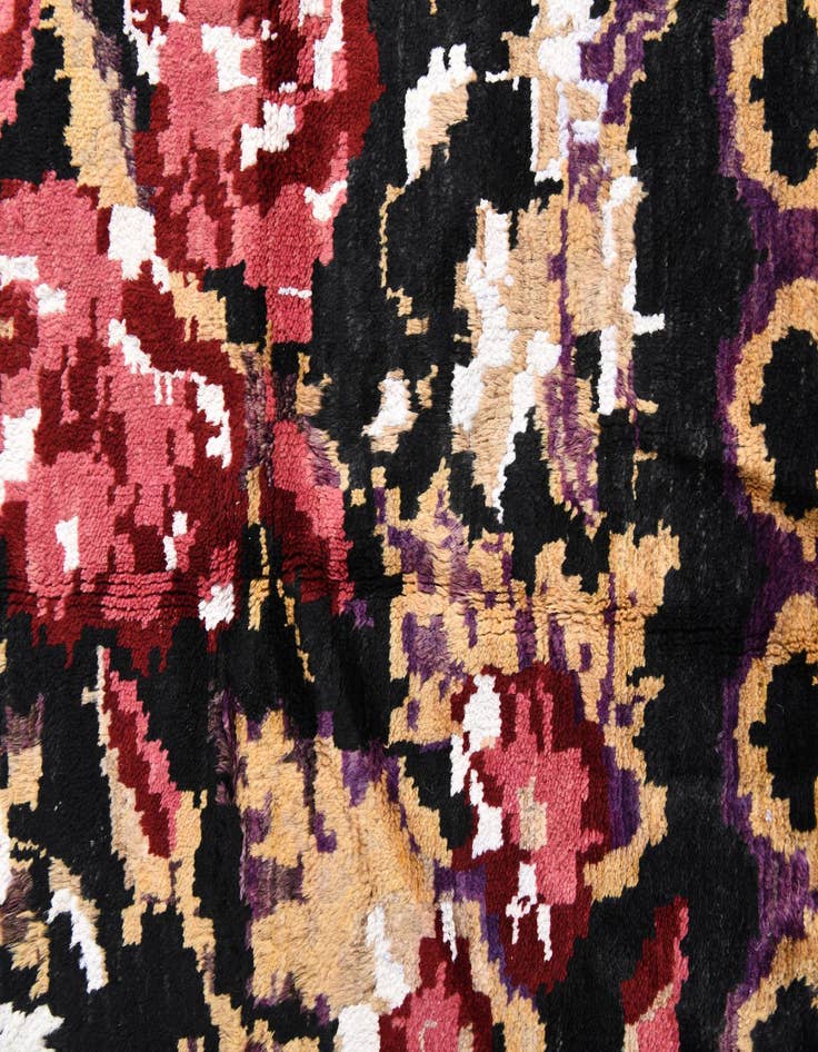 Detail image of  7' 9 x 9' 7  Hand Knotted Moroccan Wool Rug