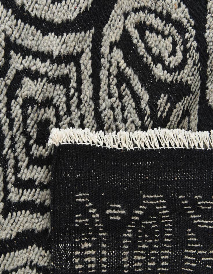 Detail image of  8' 5 x 10'  Hand Knotted Moroccan Wool Rug