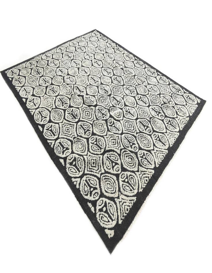 Detail image of  8' 6 x 10' 2  Hand Knotted Moroccan Wool Rug