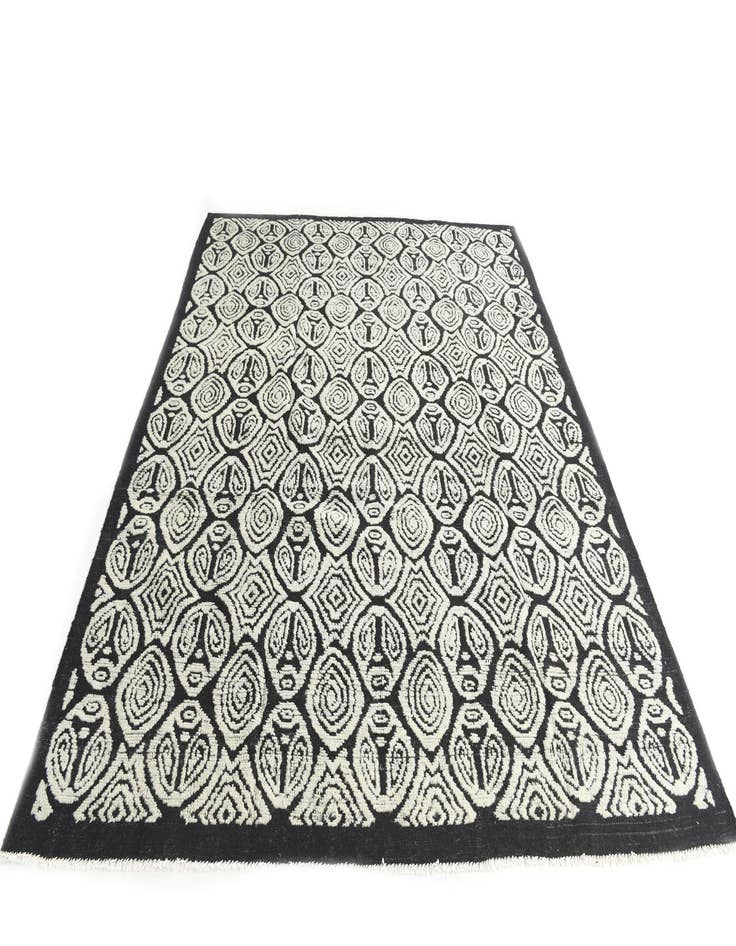 Detail image of  8' 6 x 10' 2  Hand Knotted Moroccan Wool Rug