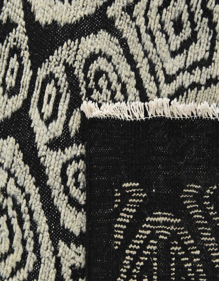 Detail image of  8' 6 x 10' 2  Hand Knotted Moroccan Wool Rug