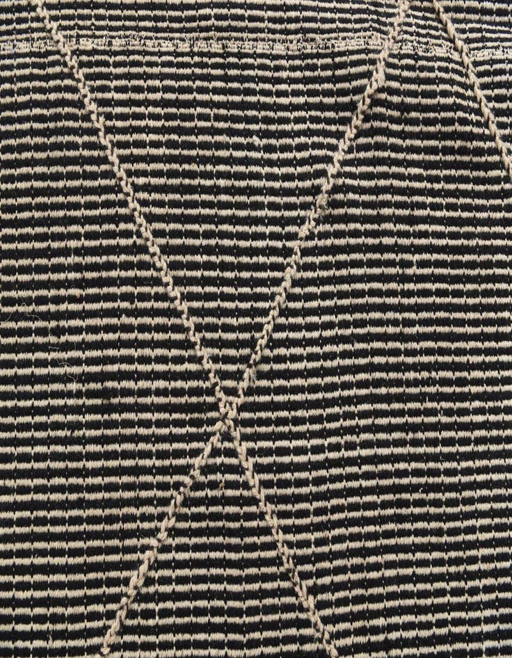 Detail image of  9' 5 x 14' 4  Hand Knotted Moroccan Wool Rug