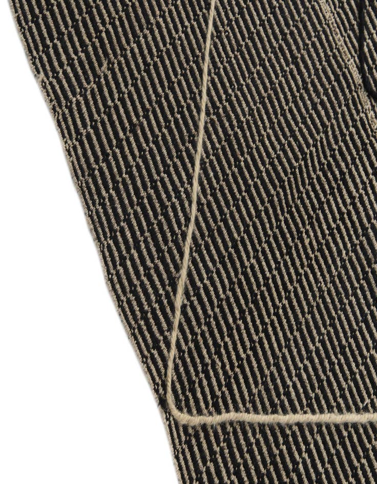 Detail image of  5' 9 x 8' 9  Hand Knotted Moroccan Wool Rug