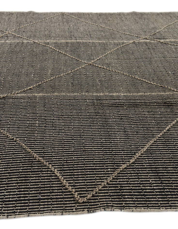 Detail image of  9' 8 x 14' 5  Hand Knotted Moroccan Wool Rug