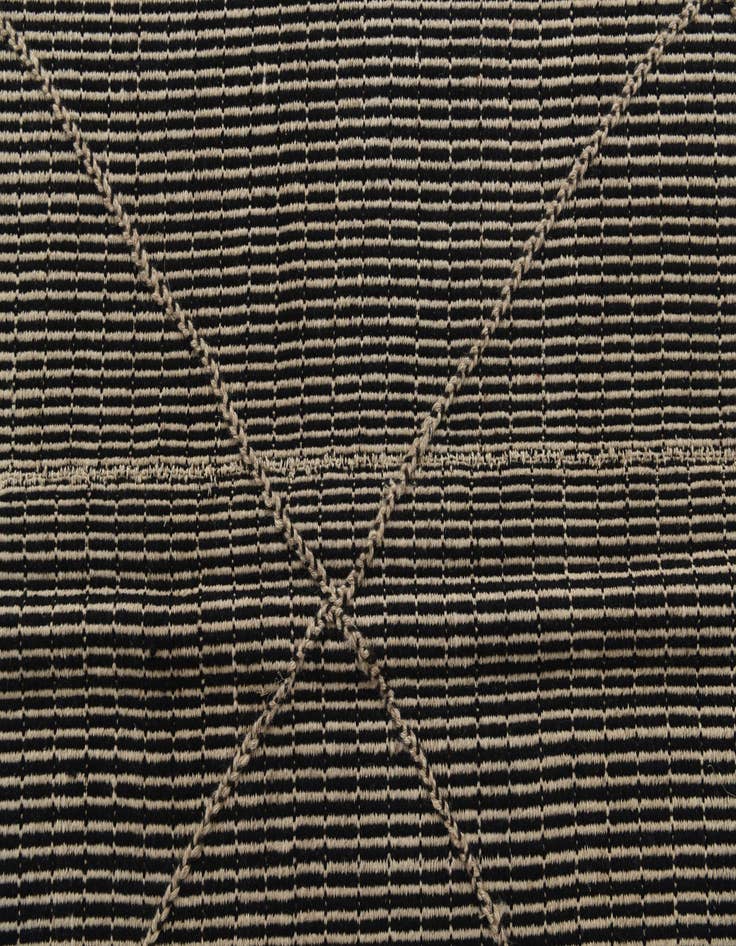 Detail image of  9' 8 x 14' 5  Hand Knotted Moroccan Wool Rug