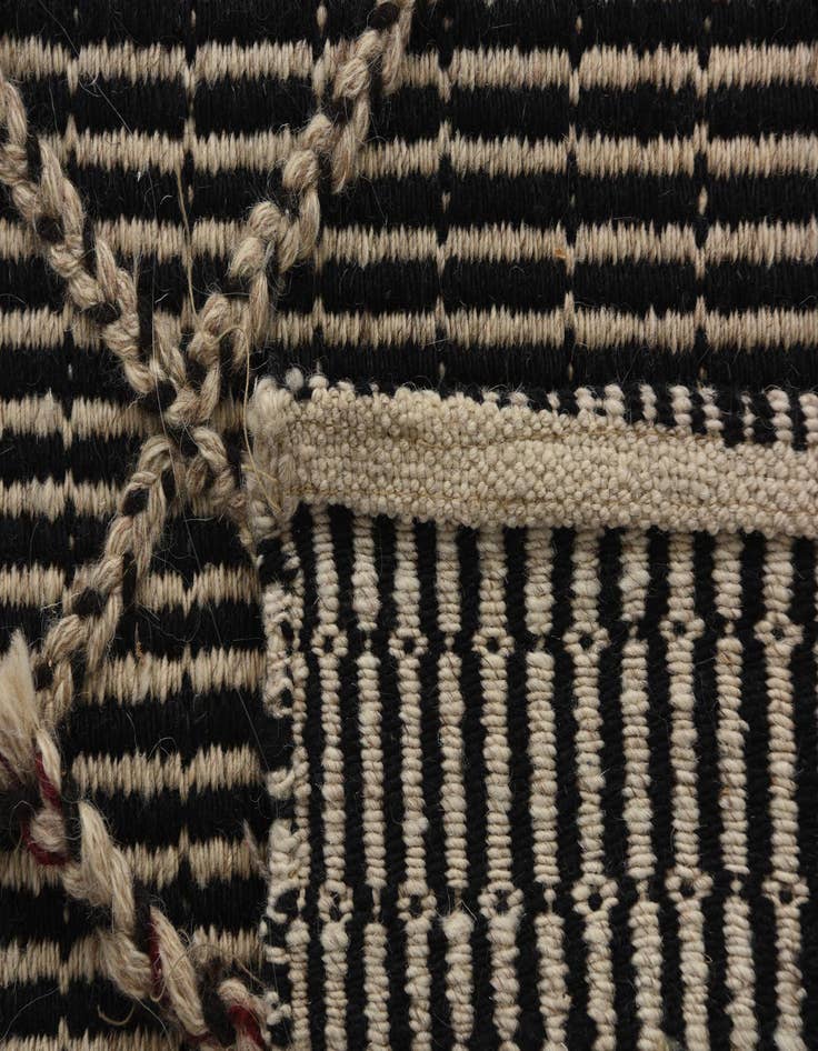 Detail image of  9' 8 x 14' 5  Hand Knotted Moroccan Wool Rug