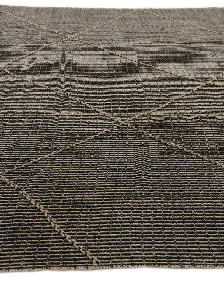 Detail image of  9' 8 x 14' 3  Hand Knotted Moroccan Wool Rug