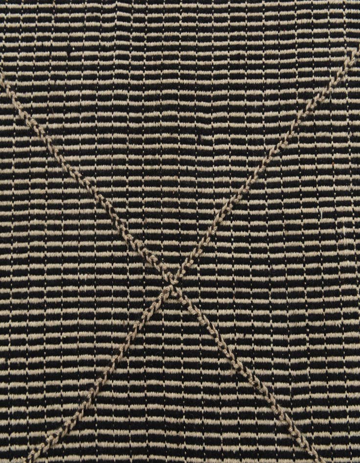 Detail image of  9' 10 x 14' 4  Hand Knotted Moroccan Wool Rug