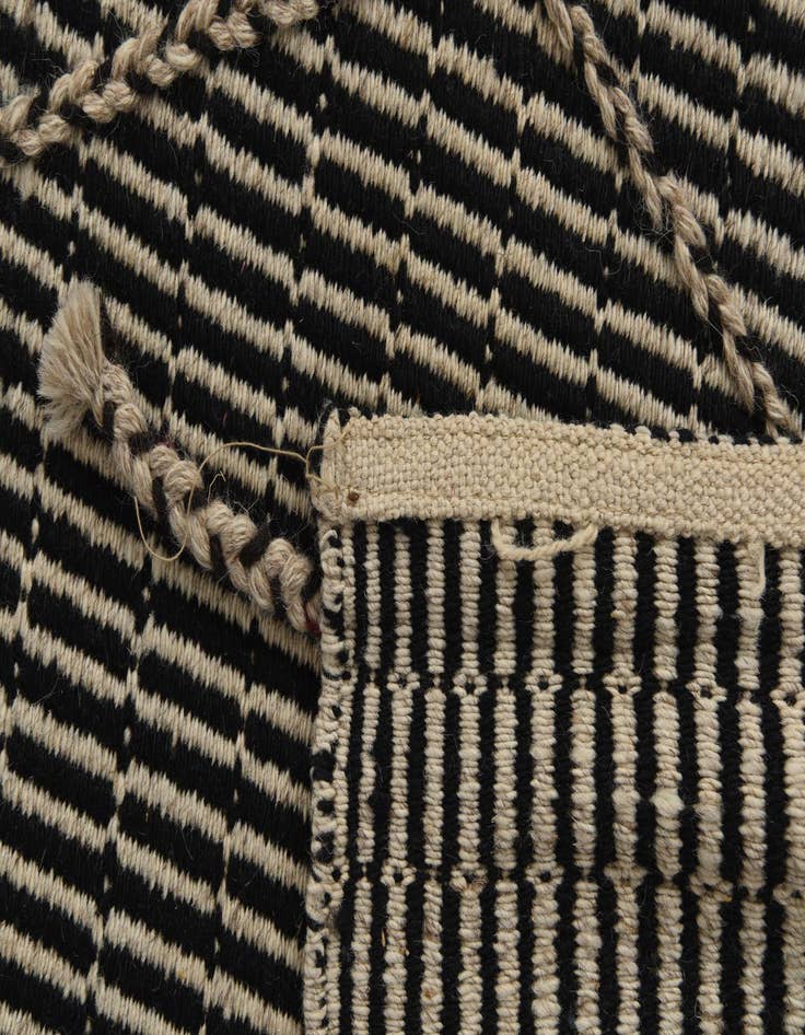 Detail image of  9' 10 x 14' 4  Hand Knotted Moroccan Wool Rug