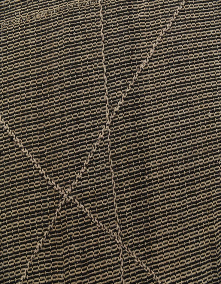 Detail image of  9' 9 x 14' 8  Hand Knotted Moroccan Wool Rug