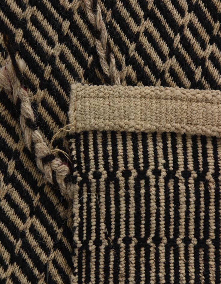 Detail image of  9' 9 x 14' 8  Hand Knotted Moroccan Wool Rug