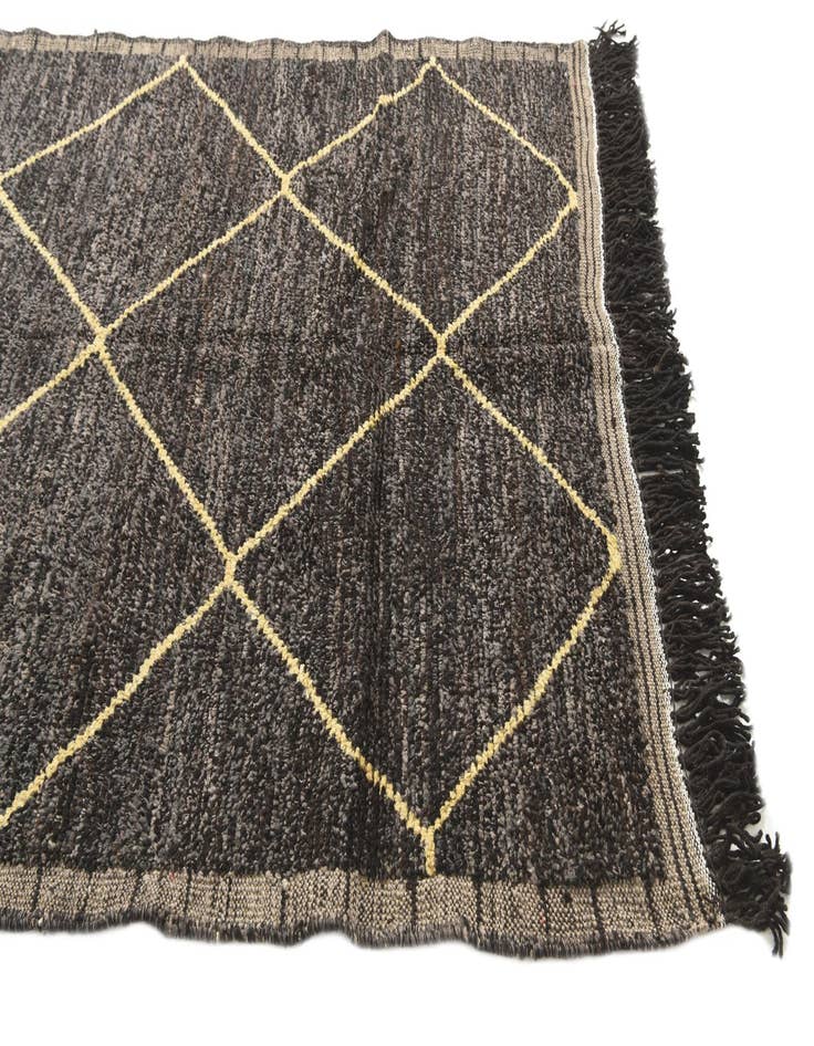 Detail image of  5' x 8' 4  Hand Knotted Moroccan Wool Rug