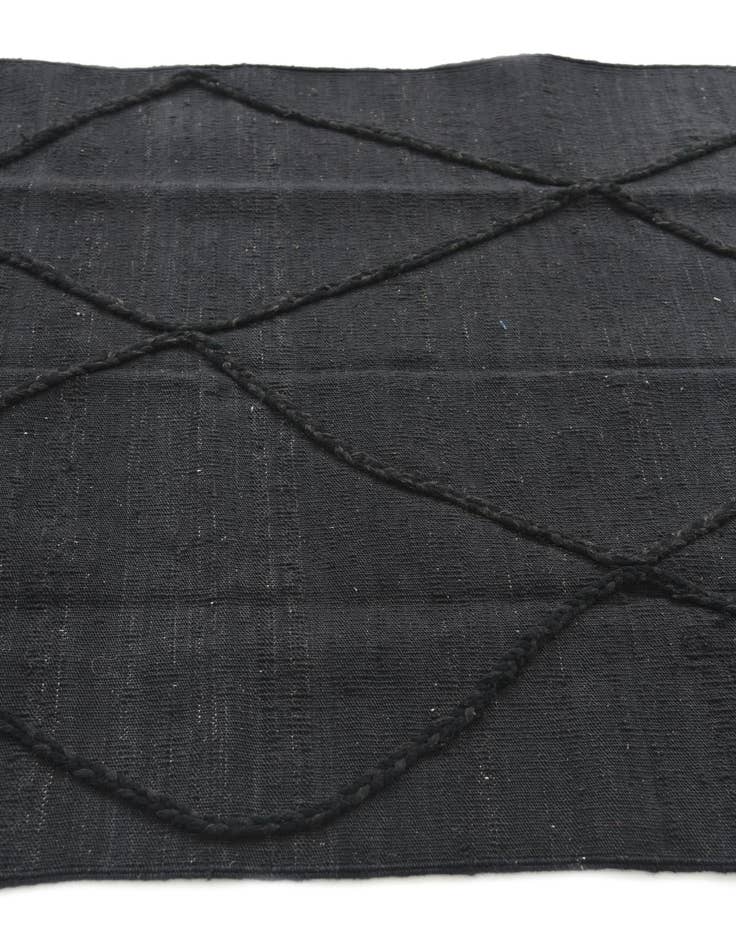 Detail image of  3' 6 x 5'  Hand Woven Moroccan Wool Rug