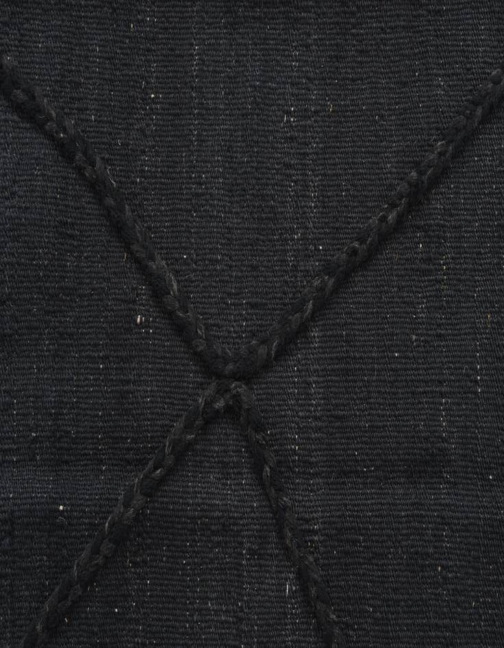 Detail image of  3' 6 x 5'  Hand Woven Moroccan Wool Rug