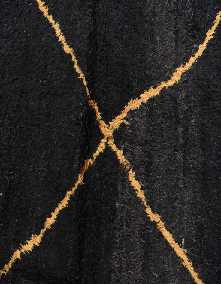 Detail image of  8' 6 x 10' 6  Hand Knotted Moroccan Wool Rug