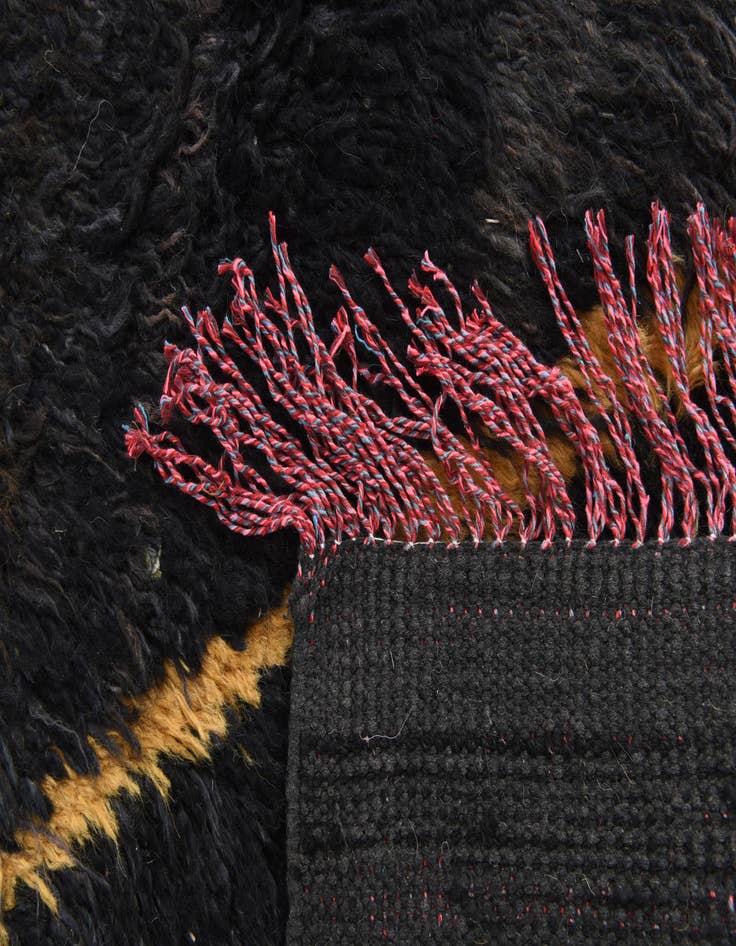 Detail image of  8' 6 x 10' 6  Hand Knotted Moroccan Wool Rug