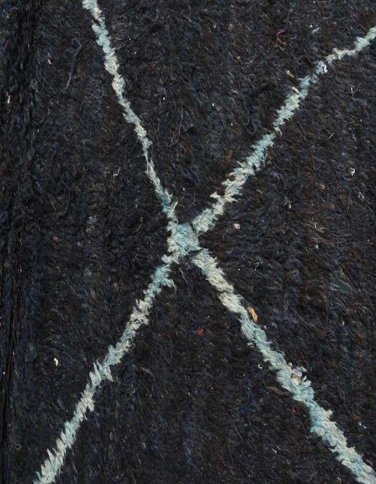 Detail image of  8' x 9' 8  Hand Knotted Moroccan Wool Rug