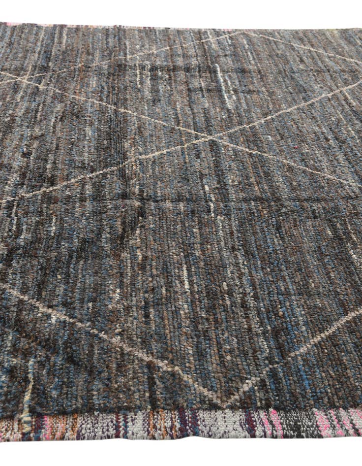 Detail image of  9' 1 x 12' 8  Hand Knotted Moroccan Wool Rug